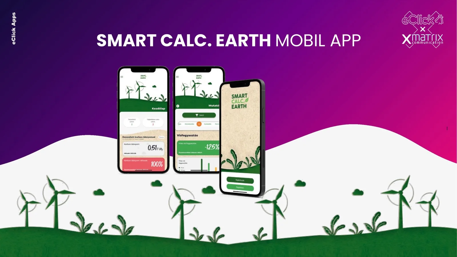 eClick × xMatrix mobil app referencia