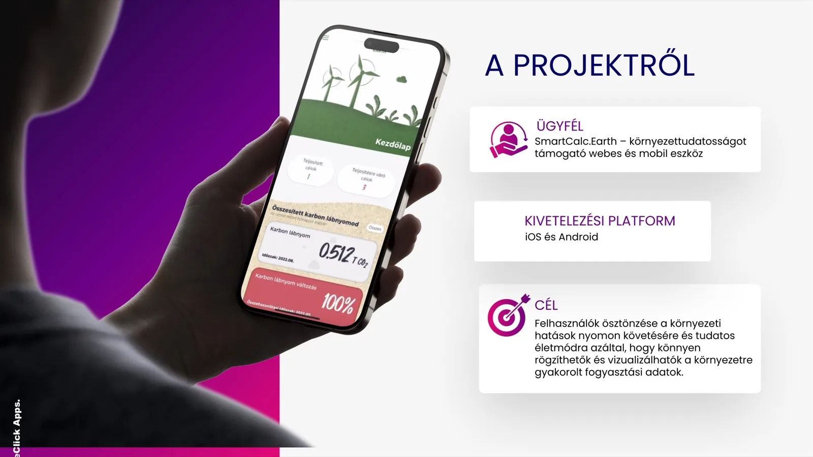 eClick × xMatrix mobil app referencia