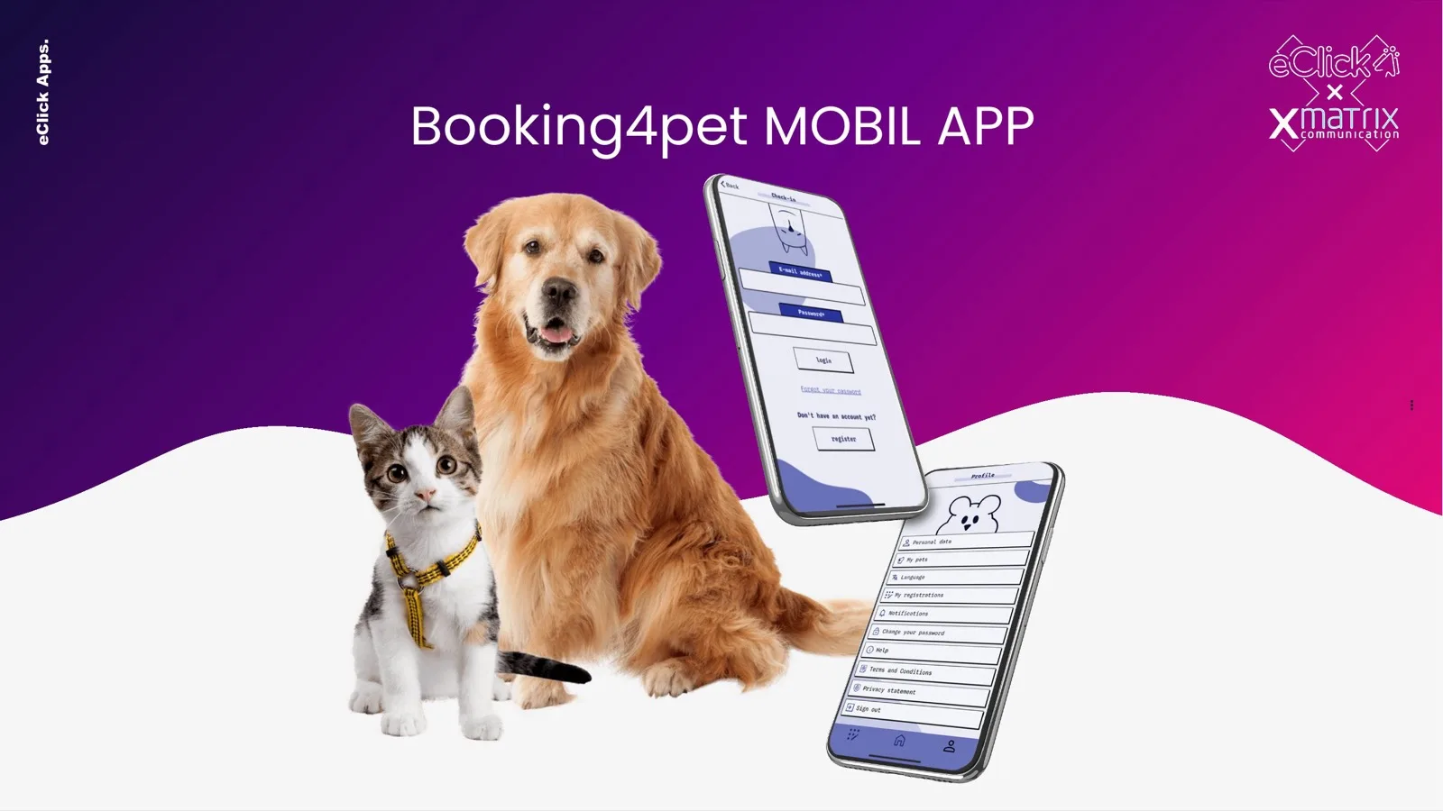 eClick × xMatrix mobil app referencia