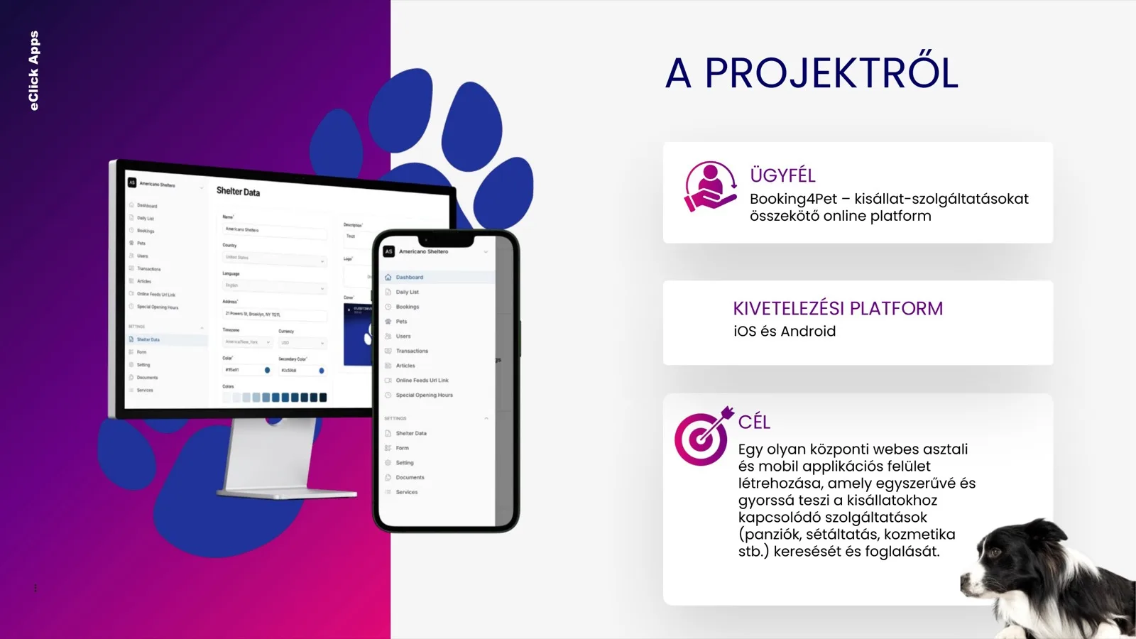 eClick × xMatrix mobil app referencia