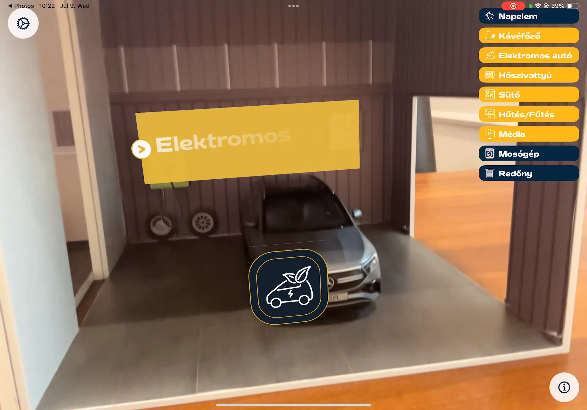 AR — elektromos autó töltés
