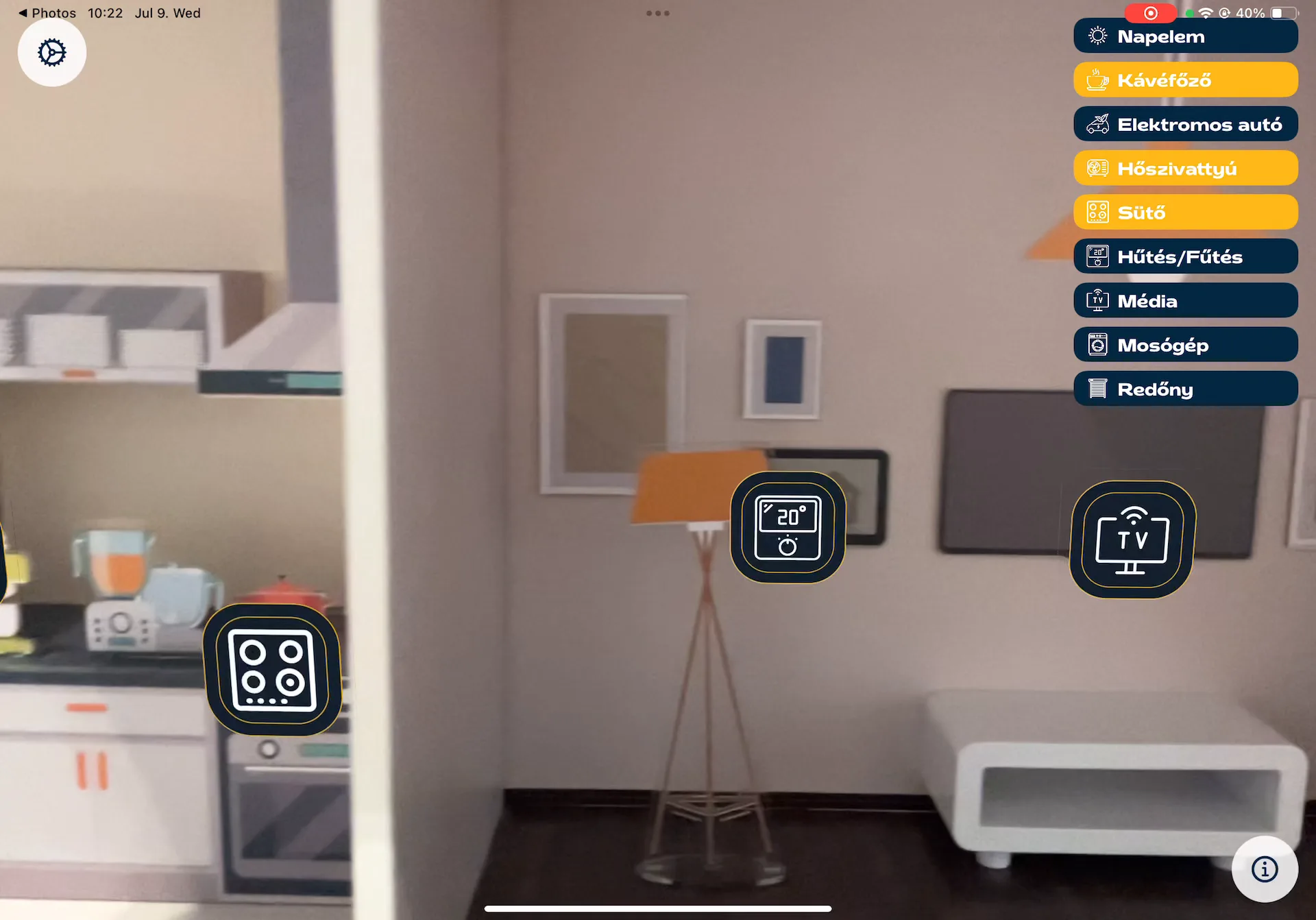 AR — média és fűtés