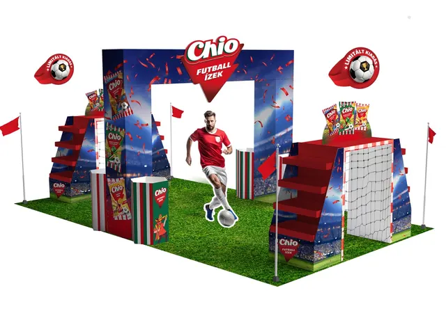 Chio futball POS display