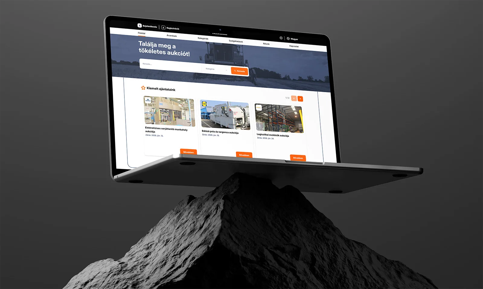 Intergavel aukciós platform