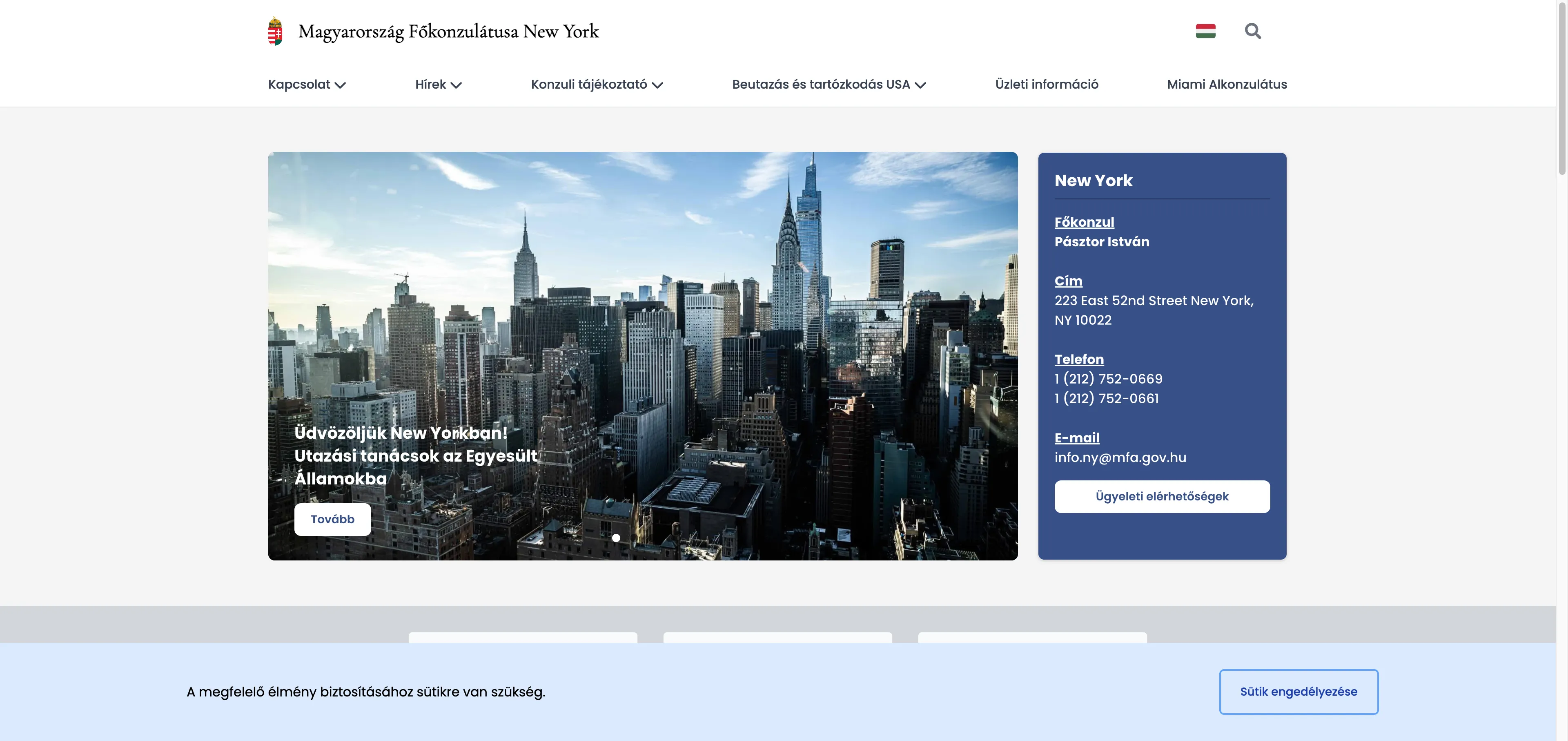 Magyarország Főkonzulátusa New York
