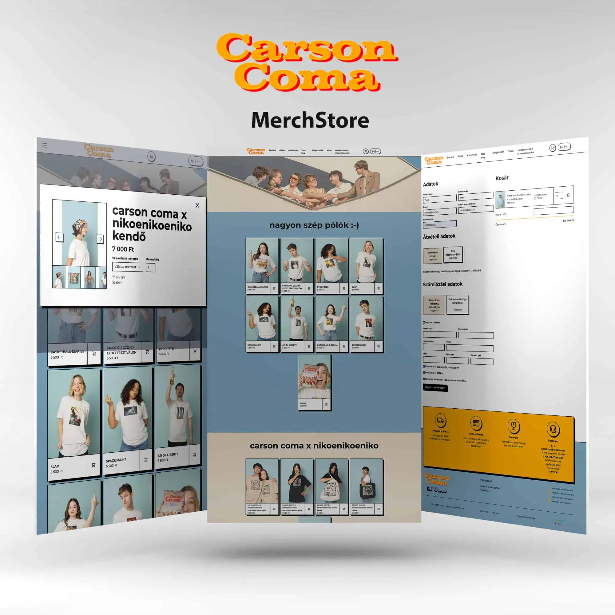 Carson Coma merch