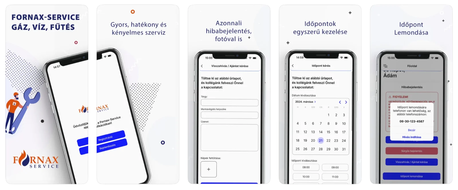 Fornax Service mobilapp