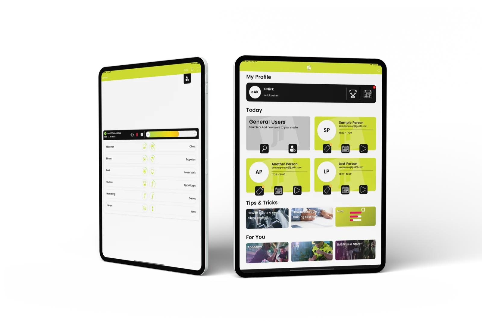 JustFit Pro mobilapp