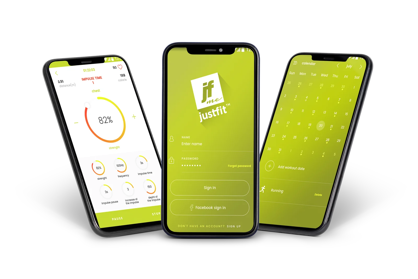 JustFitMe mobilapp