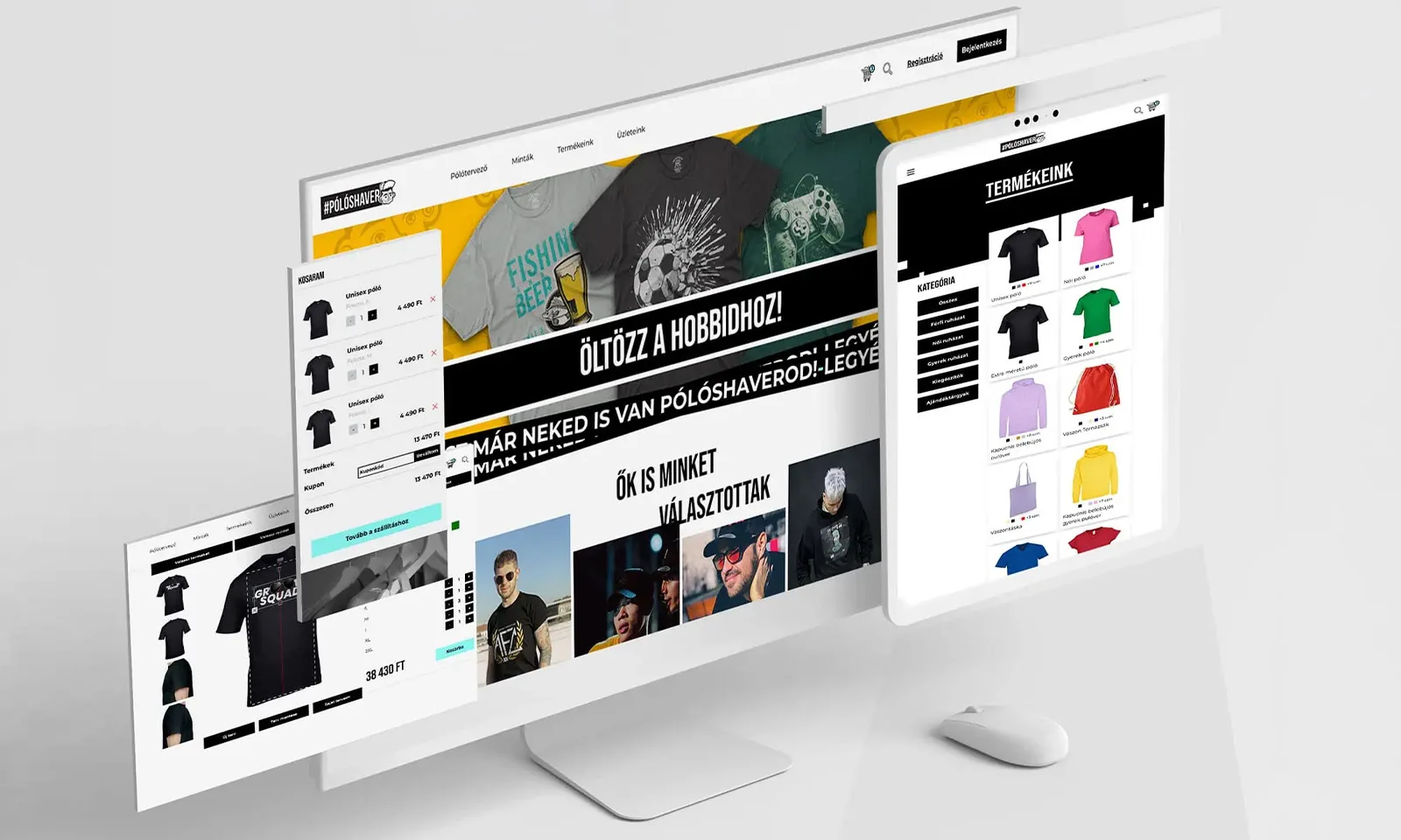 Pólóshaver — egyedi póló-tervező webshop