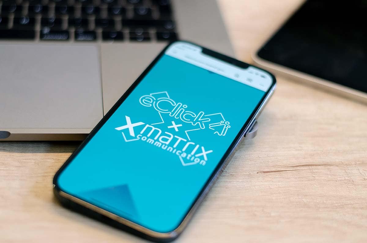 eClick ♡ X-Matrix Reklámügynökség Logo