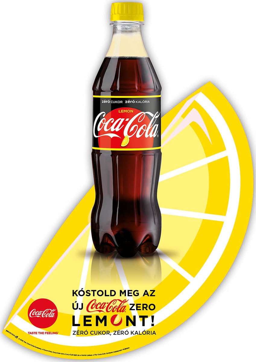POS Grafika - padlómatrica, Coca-Cola