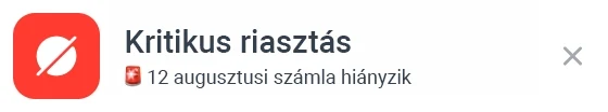 AI automatizáció kritikus riasztás: 12 augusztusi számla hiányzik a könyvelésből  eClick Apps