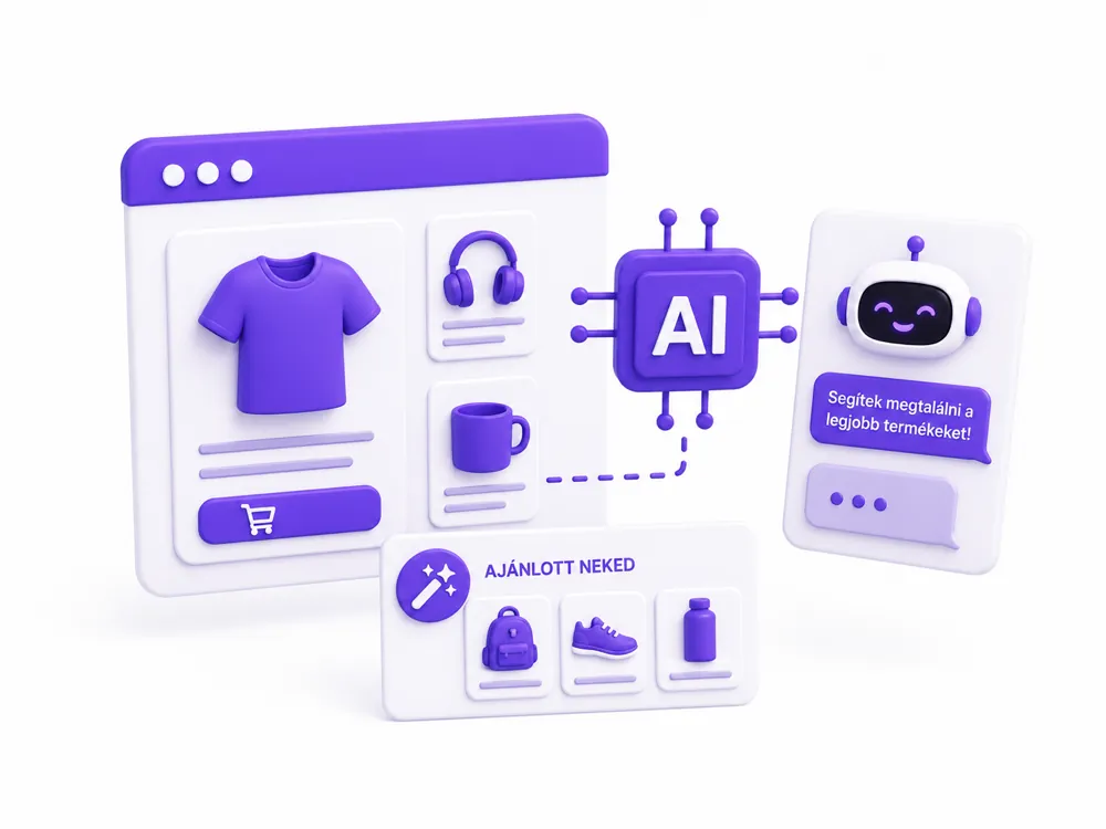 AI integráció webshopba — chatbot, ajánló és kép-keresés — eClick  eClick Apps