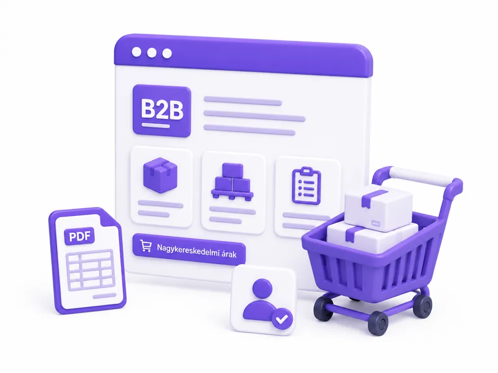B2B webshop fejlesztés egyedi árazással és viszonteladói felülettel — eClick  eClick Apps