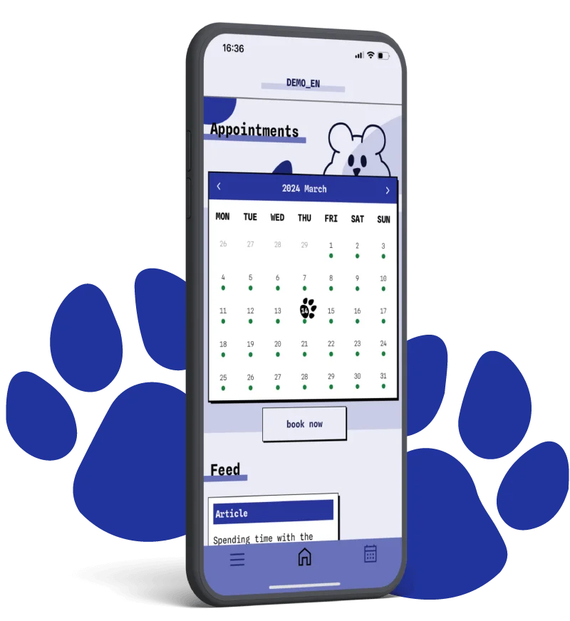 Booking4pet · eClick mobil app referencia (5)  eClick Apps