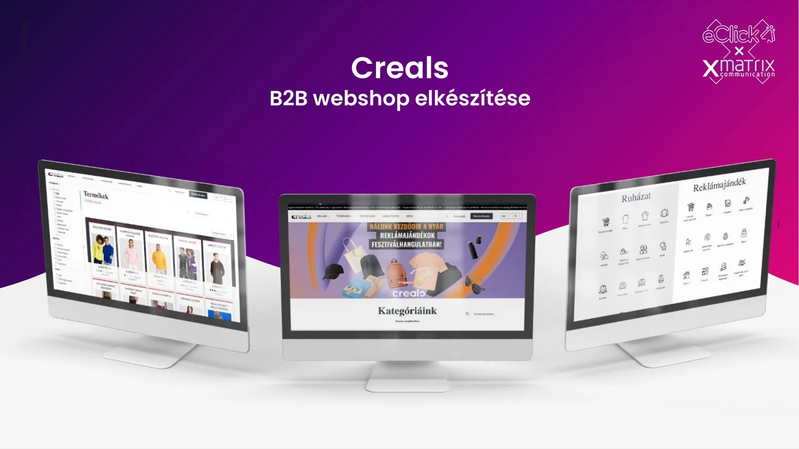 Creals B2B — Cégeknek dedikált webshop