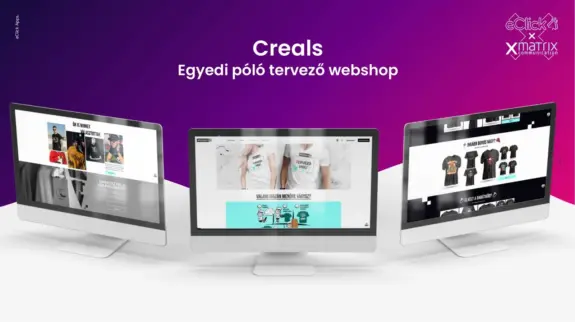 Creals — Egyedi pólótervező webshop
