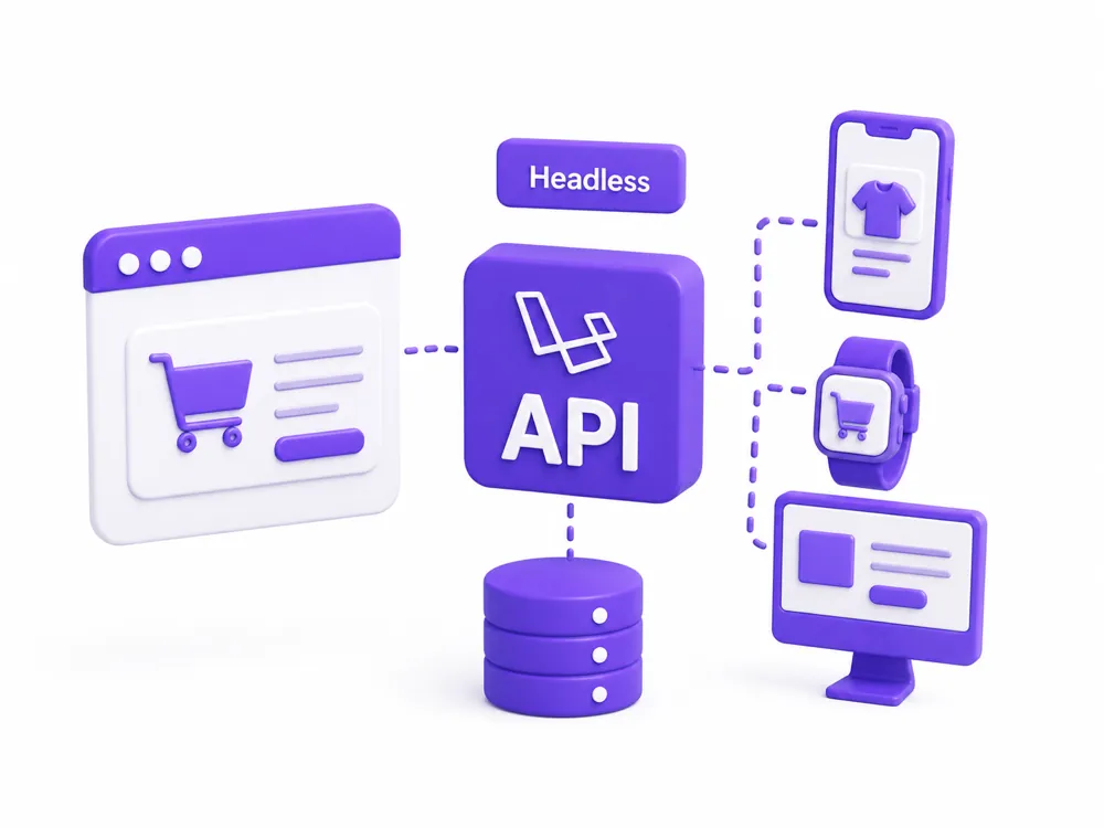 Headless webshop Laravel API alapon — eClick  eClick Apps