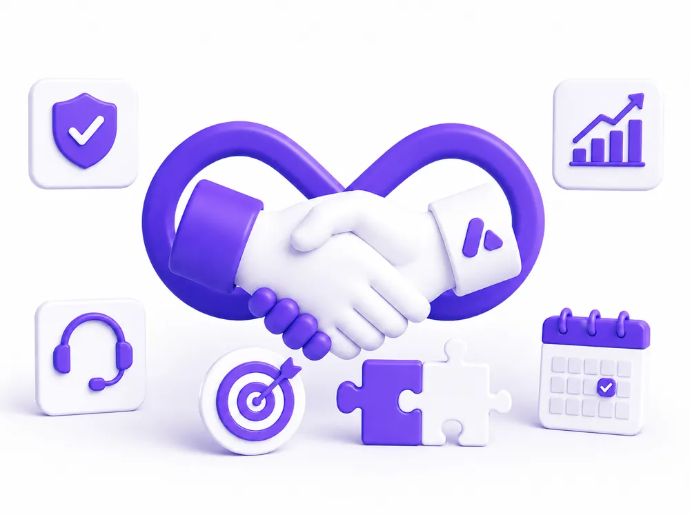 Hosszú távú AI partnerség — folyamatos finomhangolás és support — eClick  eClick Apps