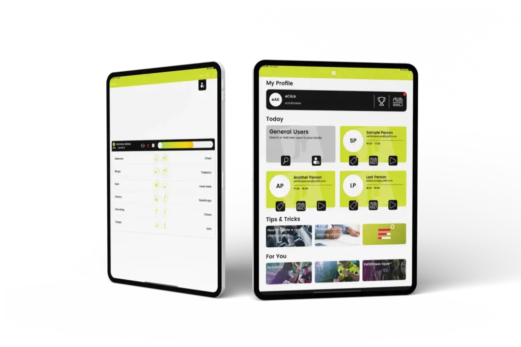 Justfit Pro · eClick mobil app referencia (2)  eClick Apps
