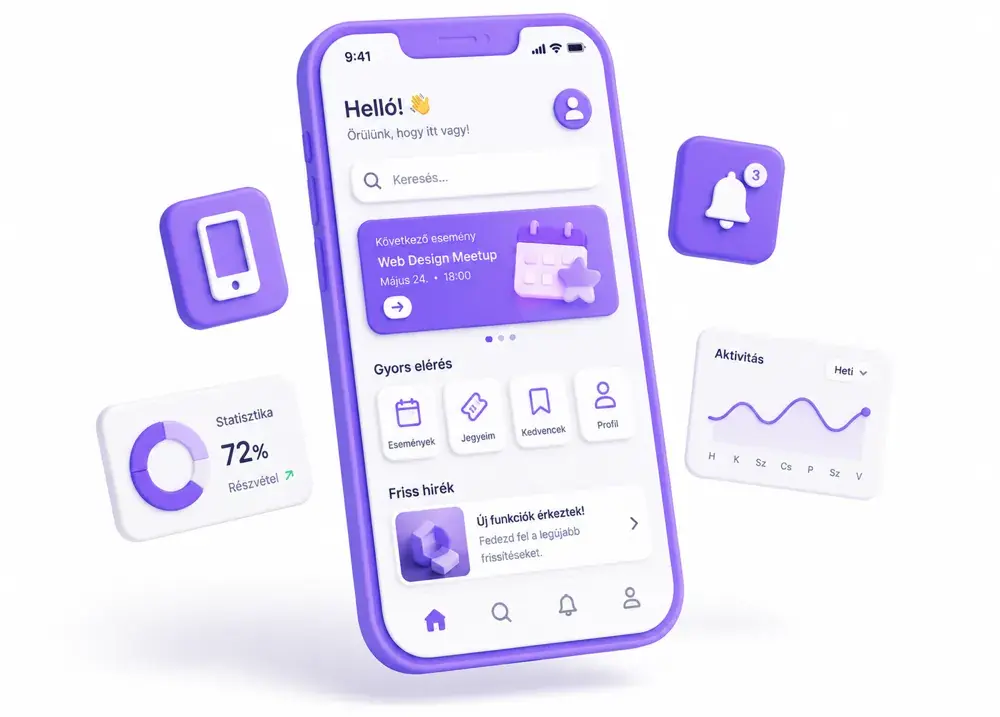 Mobil app fejlesztés iOS és Android natívan és cross-platform — eClick