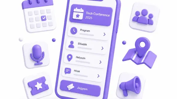 Rendezvény mobil applikáció — programok, beléptetés, networking — eClick