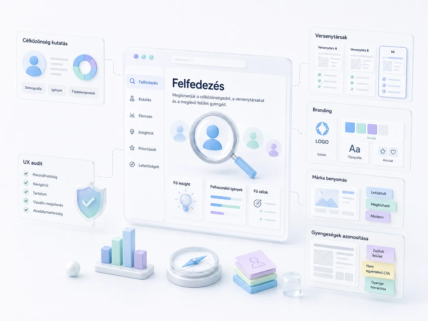 UX kutatás — célközönség, versenytárs-elemzés és UX audit a UI/UX tervezés folyamatában  eClick Apps