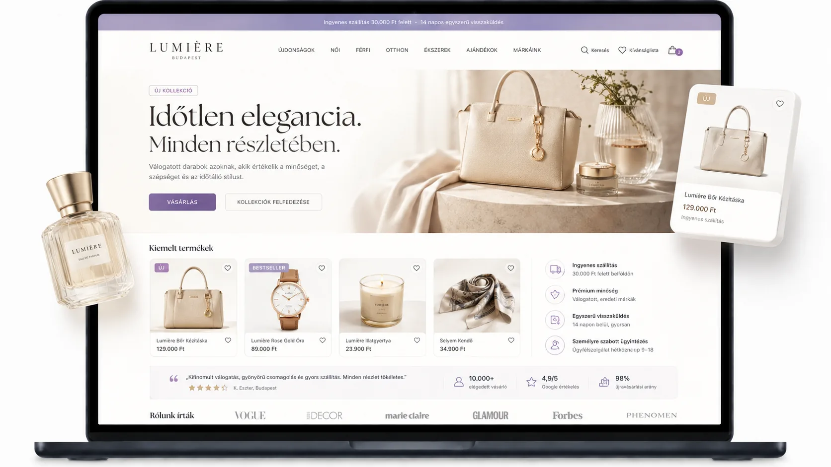 Pixel-pontos Figma design — átadás és iteráció UI/UX projektnél  eClick Apps
