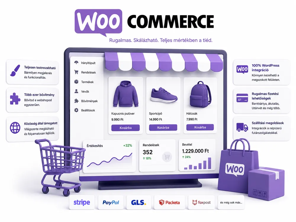 WooCommerce webshop fejlesztés és testreszabás — eClick  eClick Apps